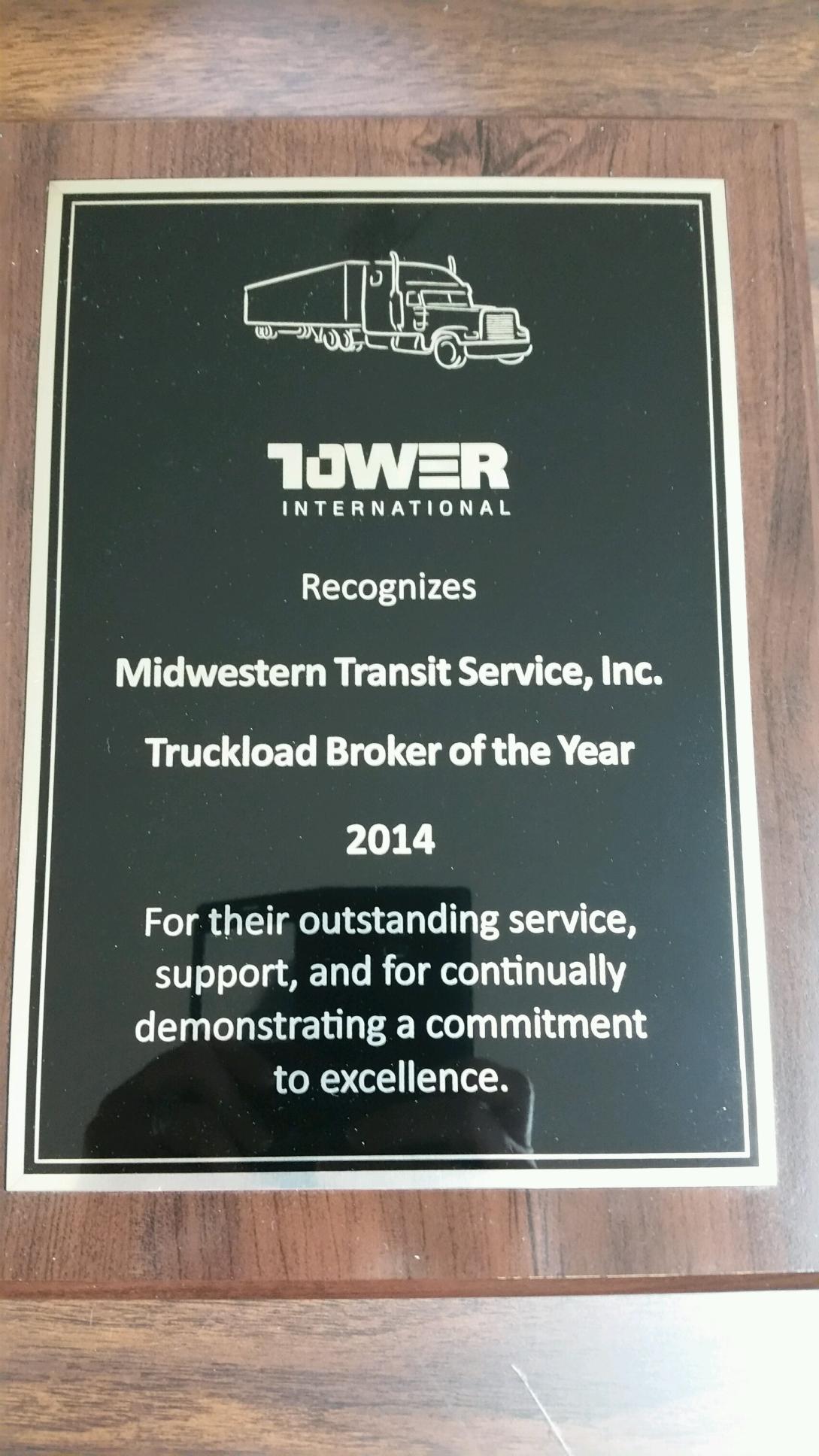 Tower 2014 Award